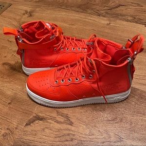 SF Air Force 1 Mid 'Team Orange' Men’s 9.5